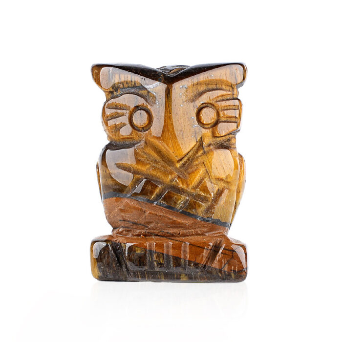 Natural Crystal Owl Carving