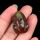 Natural Crystal Agate Mini Frog Carving