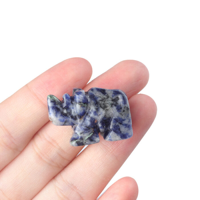 107_0-3.jpg Crystal Agate Mini Rhino Carving
