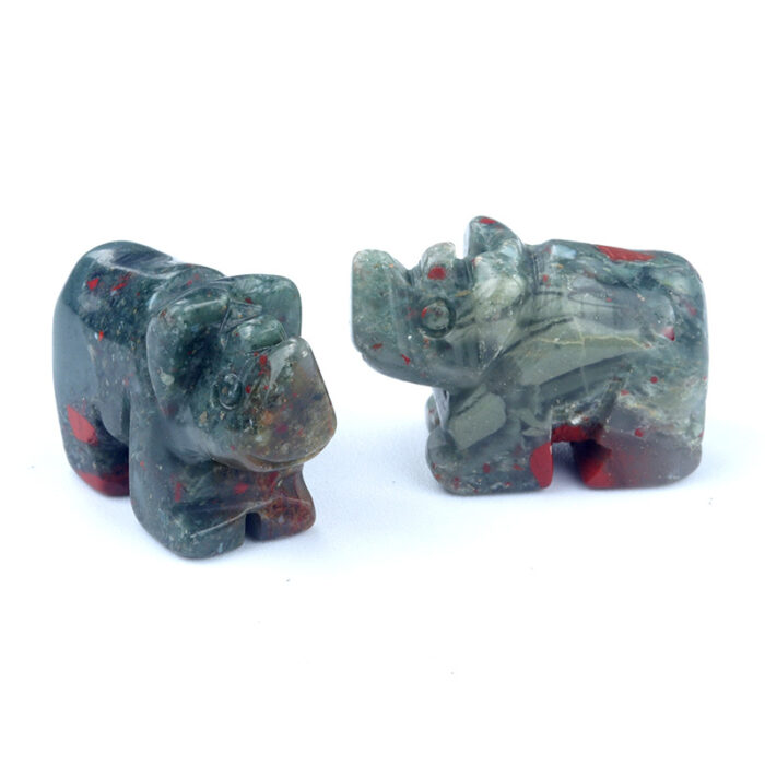 107_1-3.jpg Crystal Agate Mini Rhino Carving