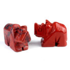 Crystal Agate Mini Rhino Carving
