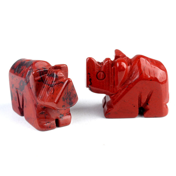 107_2-3.jpg Crystal Agate Mini Rhino Carving