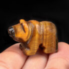 Crystal Agate Polar Bear Carving