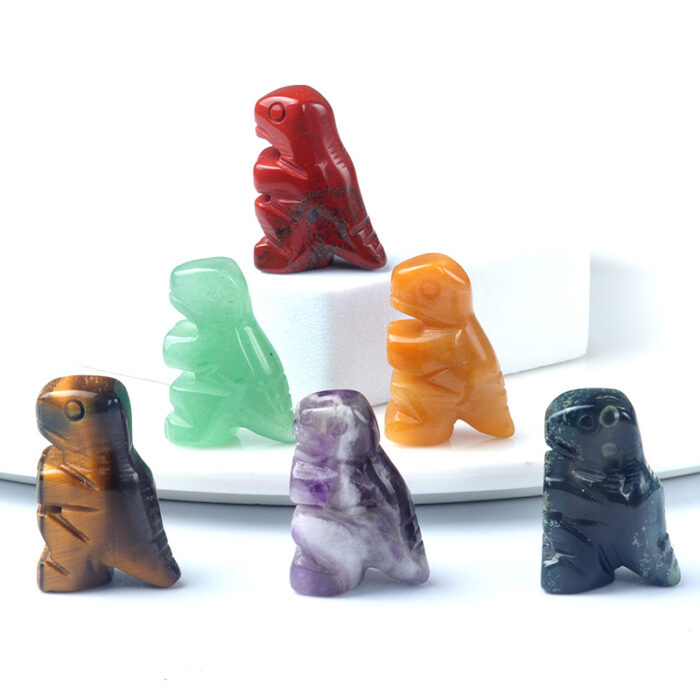 110_3-3.jpg Crystal Agate Mini Dinosaur Carving