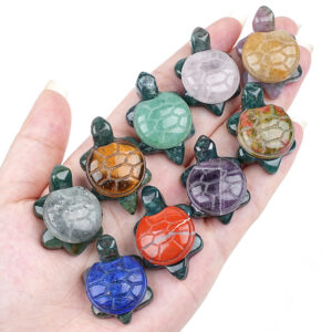 Natural Stone Turtle Agate Carving