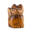 Hand Carved Lucky Cat Desktop Ornament