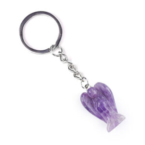 116_1-3.jpg Crystal Agate Angel Carving Keychain