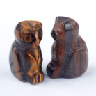 Natural Crystal Agate Semi-Precious Cat Carving