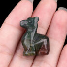 Crystal Tiger Eye Agate Mini Deer Carving