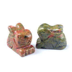 Natural Crystal Agate Rabbit Carving