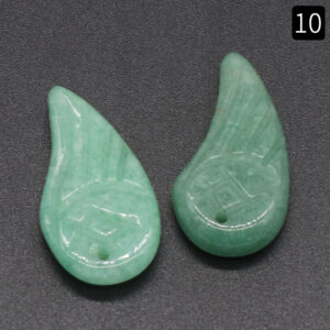 Natural Amethyst Jade Wing Carving