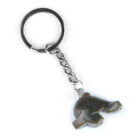 Crystal Agate Dolphin Keychain