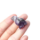Crystal Agate Mini Bird Carving