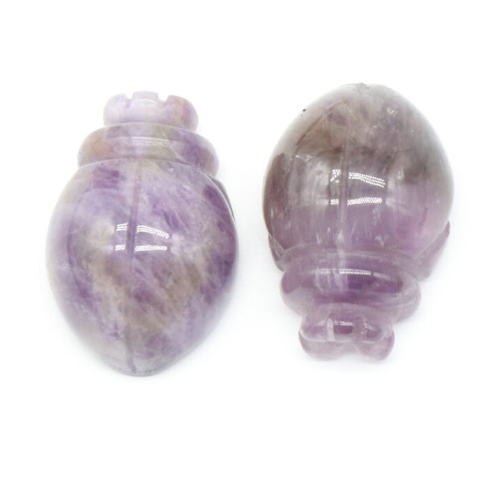 132_2-2.jpg Crystal Agate Mini Beetle Carving