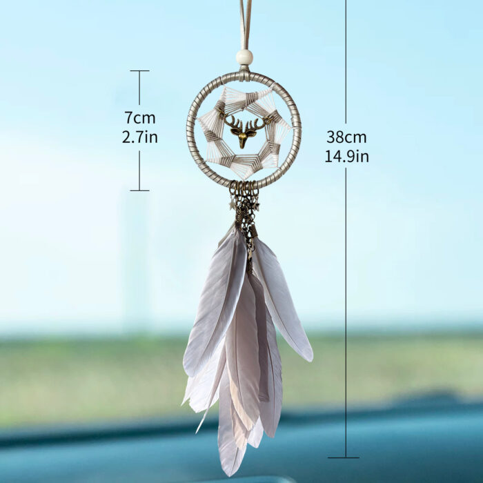 Car Crystal Feather Dreamcatcher Hanging