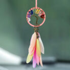 Car Crystal Feather Dreamcatcher Hanging