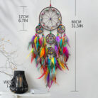Handmade Feather Dreamcatcher Tribal Print