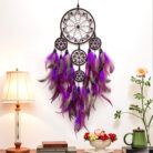 Handmade Feather Dreamcatcher Tribal Print