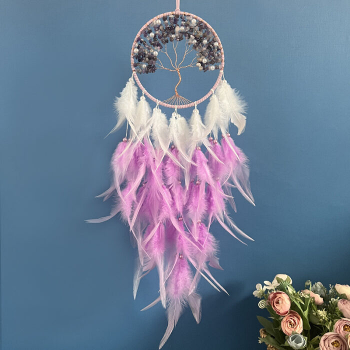 141_6-1-1.jpg Tree of Life Crystal Handwoven Dreamcatcher