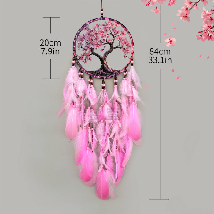 Acrylic Feather Wind Chime Dreamcatcher