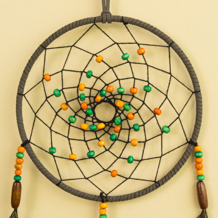 Elegant Peacock Feather Dreamcatcher