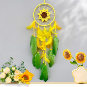 Crochet Sunflower Dreamcatcher
