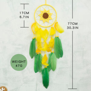 Crochet Sunflower Dreamcatcher