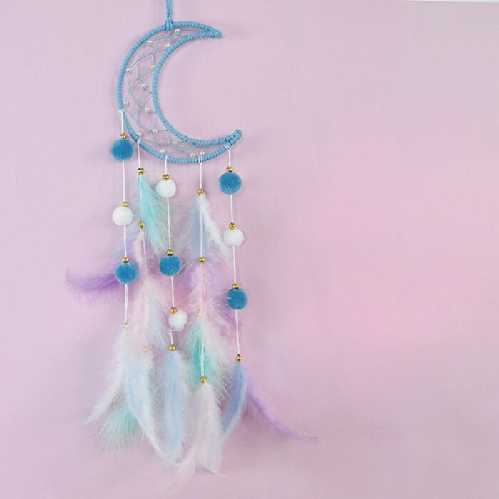 146_0-1-1.jpg Dreamy Crochet Moon Star Dreamcatcher