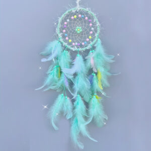 Dreamy Feather Dreamcatcher Hanging Ornament