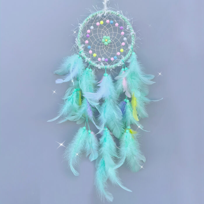 150_0-1-2.jpg Dreamy Feather Dreamcatcher Hanging Ornament
