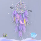 Dreamy Feather Dreamcatcher Hanging Ornament