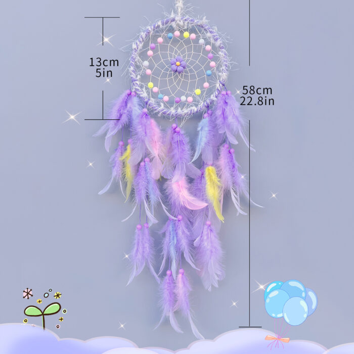 150_3-1-1.jpg Dreamy Feather Dreamcatcher Hanging Ornament