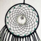 Peacock Feather Glow Bead Dreamcatcher