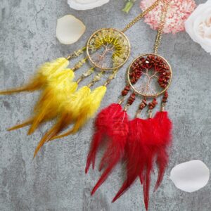 Crystal Tree of Life Car Hanging Dreamcatcher