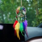 Crystal Tree of Life Car Hanging Dreamcatcher