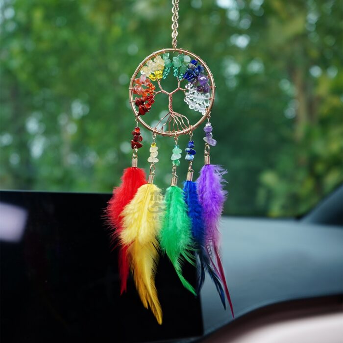 154_4-1-1.jpg Crystal Tree of Life Car Hanging Dreamcatcher