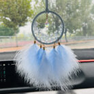 Feather Crystal Car Interior Dreamcatcher Hanging