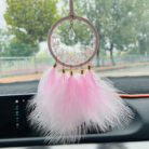 Feather Crystal Car Interior Dreamcatcher Hanging