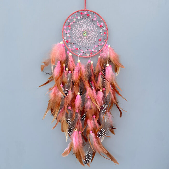 Colorful Feather Agate Dreamcatcher