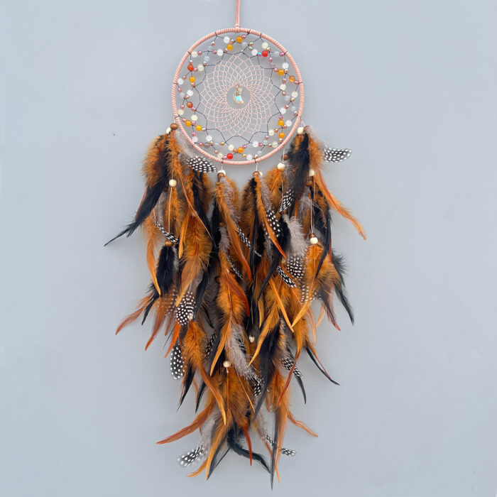 Colorful Feather Agate Dreamcatcher