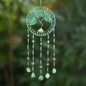 Natural Crystal Tree of Life Dreamcatcher