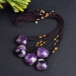 Amethyst Heart Pendant