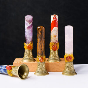 Natural Crystal Cylinder Bell