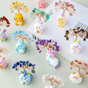 Natural Crystal Zodiac Animal Tree
