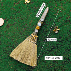 Natural Single-Terminated Hexagonal Crystal Broom RS-0217