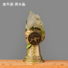 Raw Stone Twelve Zodiac Bell Natural Crystal Small Bell-6
